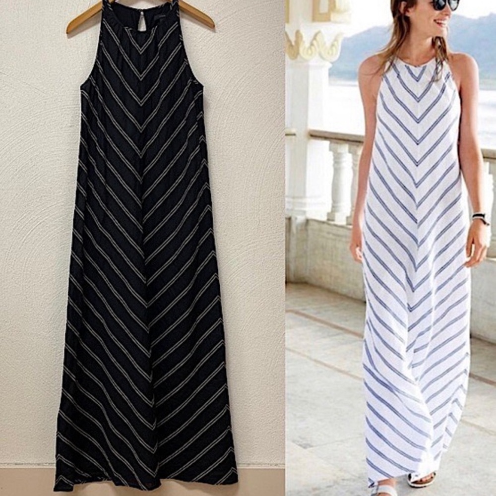 J. Crew linen maxi dress, 00